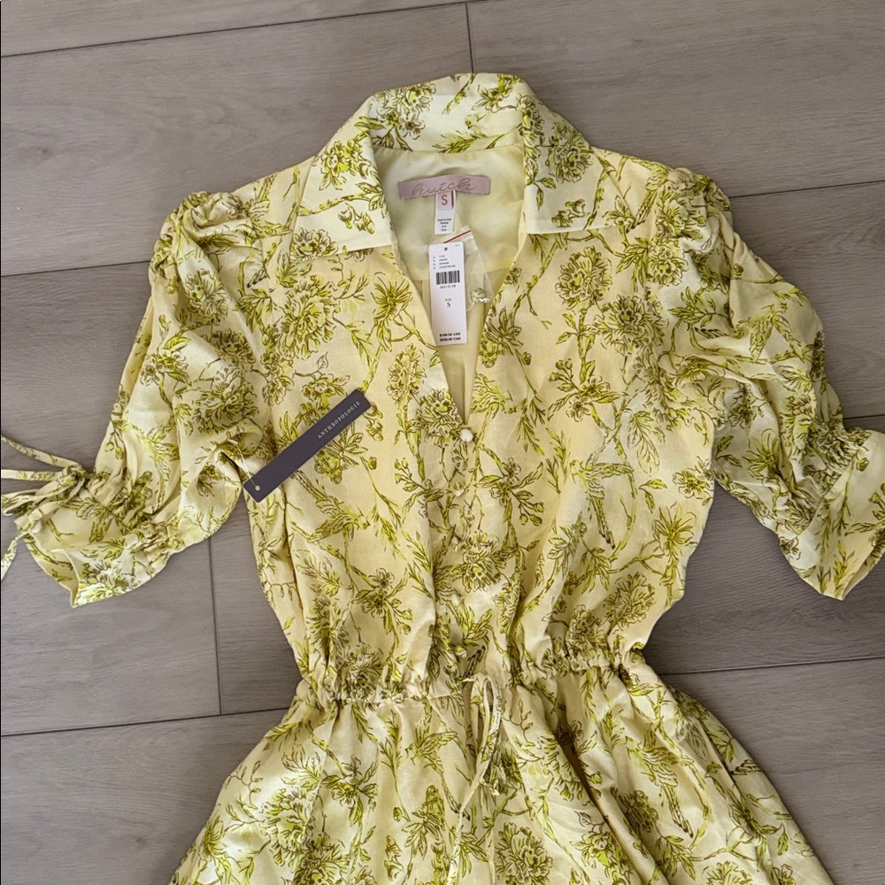 Hutch Yellow Floral Dress - Picture 3 of 3